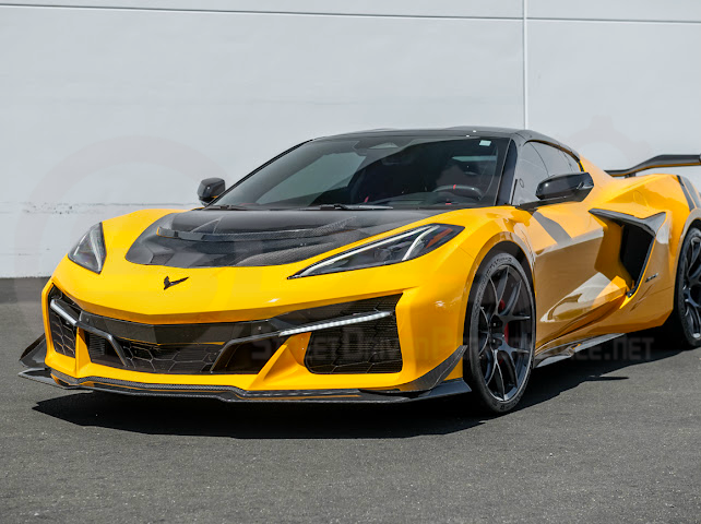 2020+ Corvette C8 | ZR1 Style Replica CARBON FIBER Front Hood