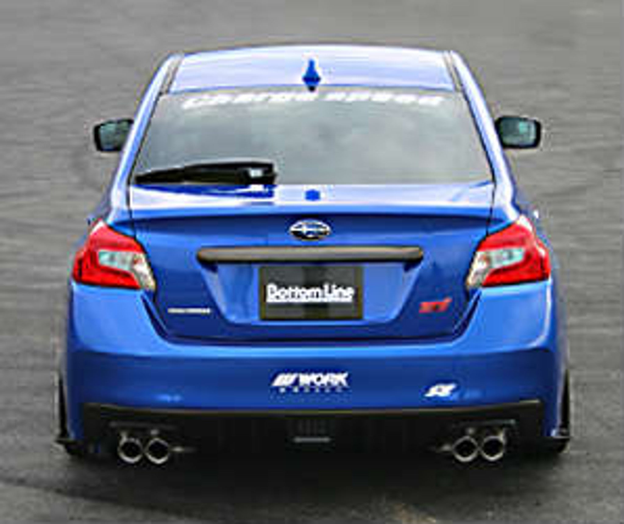 Charge Speed 2015-2021 Subaru WRX STi 4 Doors Sedan VA-B-C BottomLine Type 1 FRP Rear Caps for STi