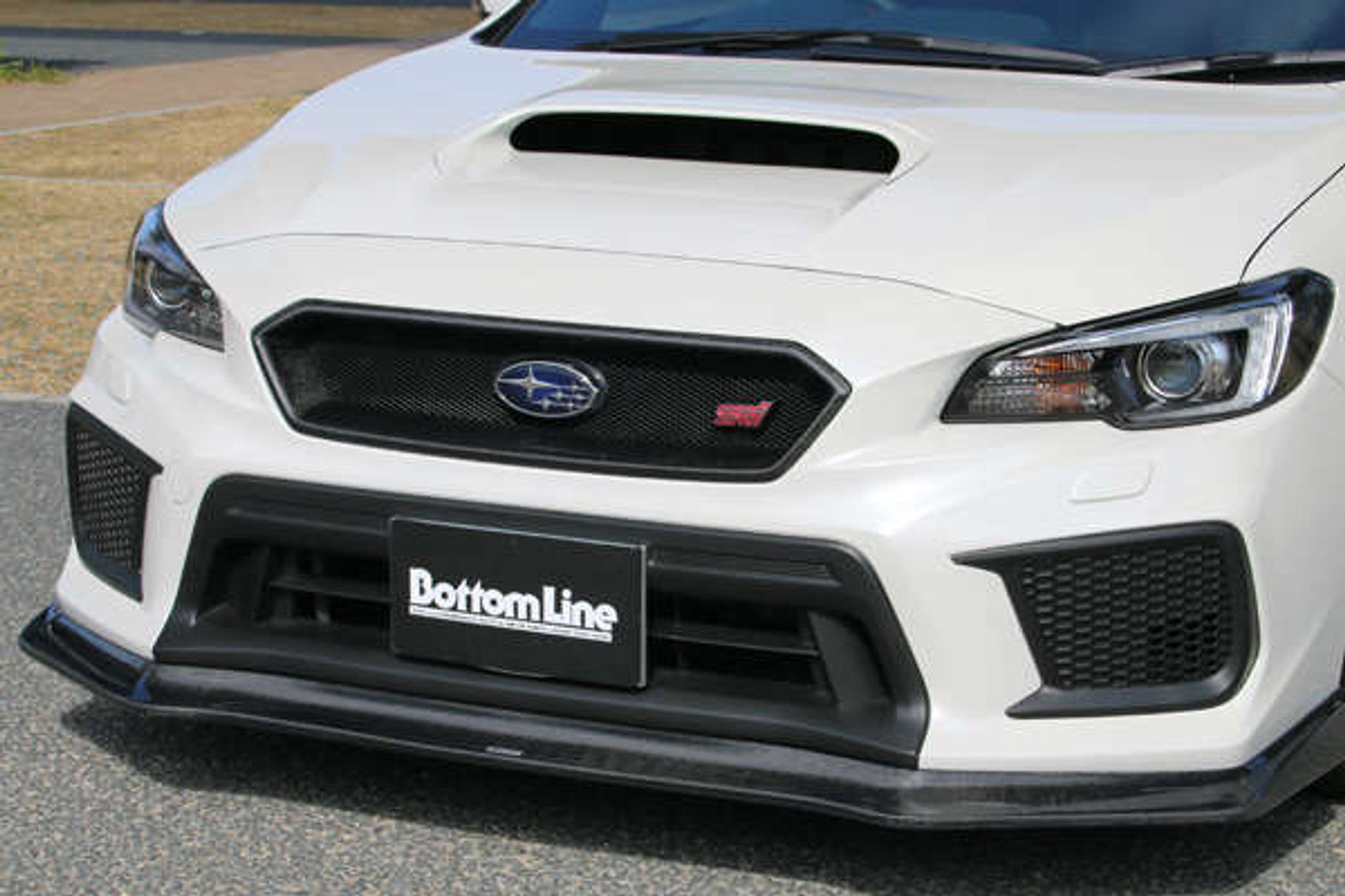 Charge Speed 2018-2021 Subaru WRX STi 4 Doors Sedan VA-D BottomLine Type 1 FRP Front Lip for STi