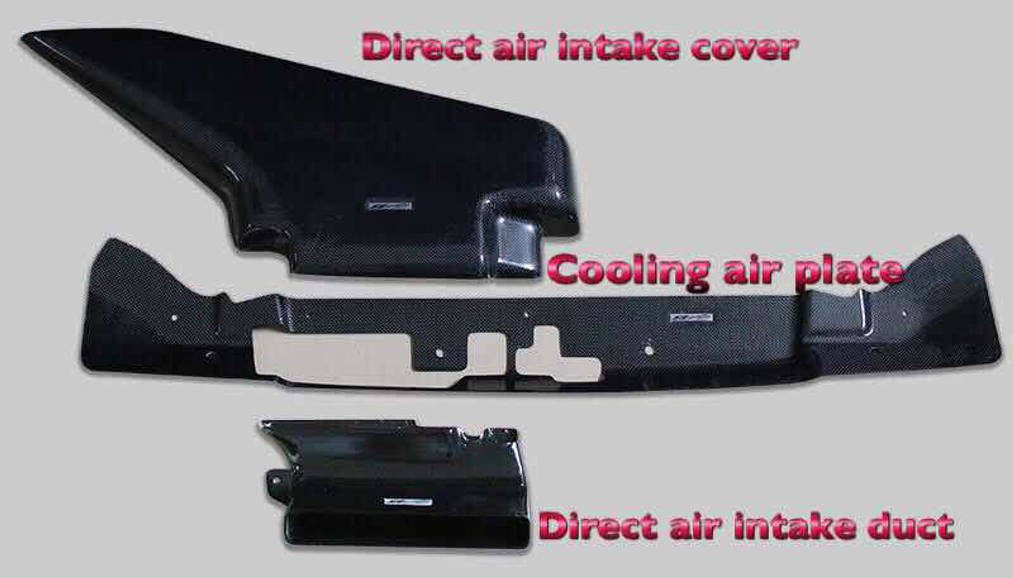 Charge Speed 2015-2021 Subaru VA WRX STi EJ20 & EJ25 Direct Air Intake Kit in Carbon & FRP Finish