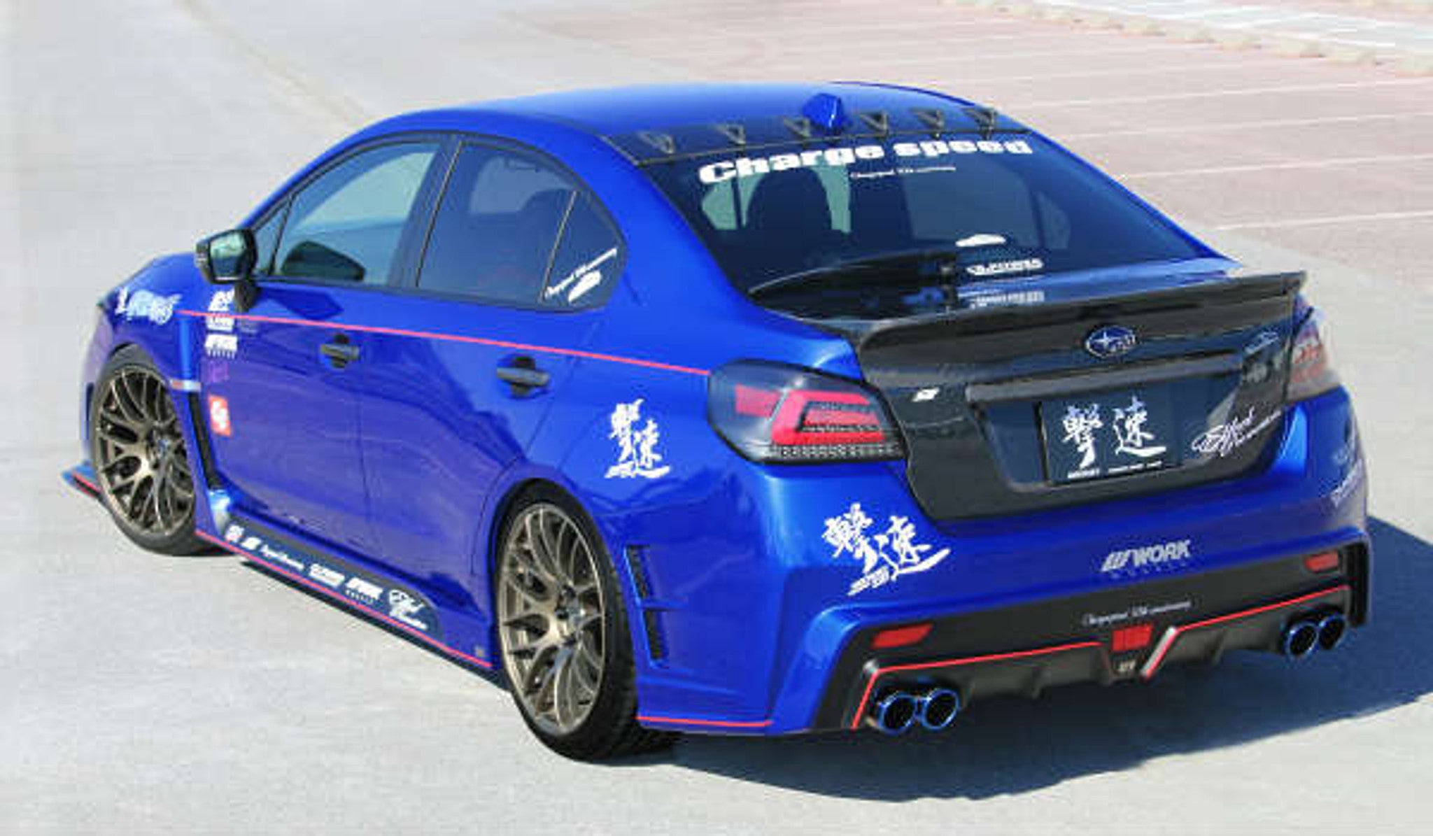 Charge Speed 2015-2021 Subaru WRX/ STi VA S4 Type-1A Complete Kit with Type A FRP FRONT LIP
