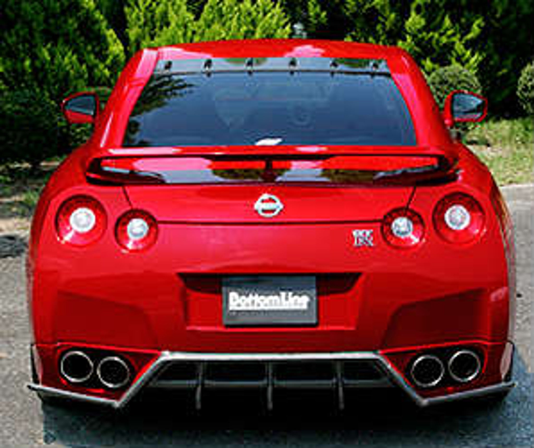 Charge Speed 2012-2016 Nissan GTR R35 Chuki Bottom Line Rear Bumper Diffuser
