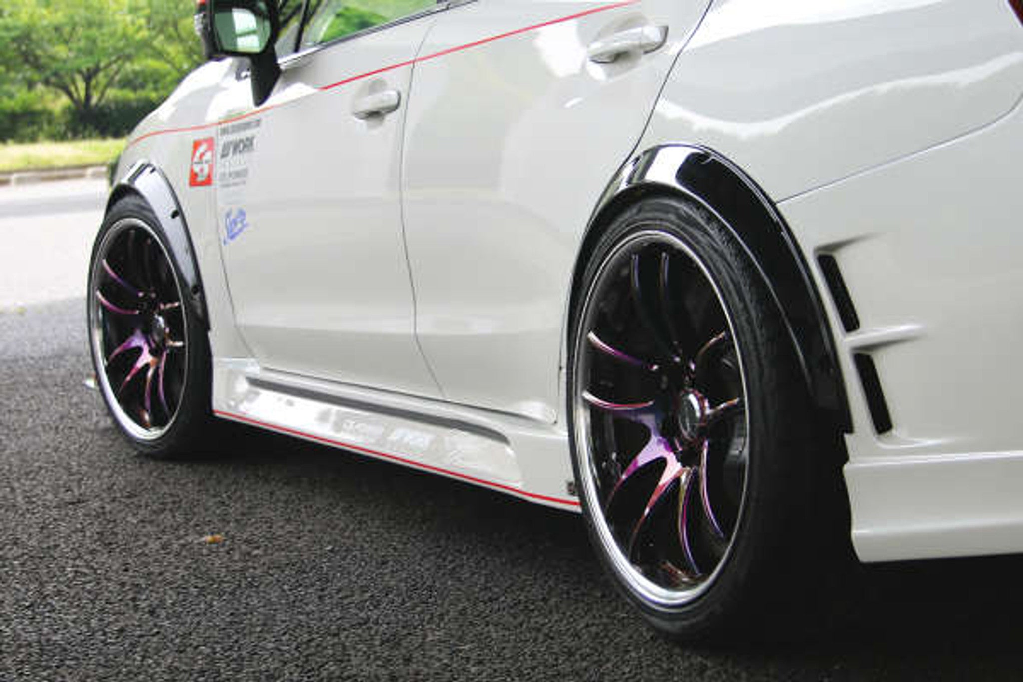 Charge Speed 2015-2021 Subaru WRX/ STi VA S4 Sedan "Normal Body" 50mm Each Side FRP Bubble Over Fender Set