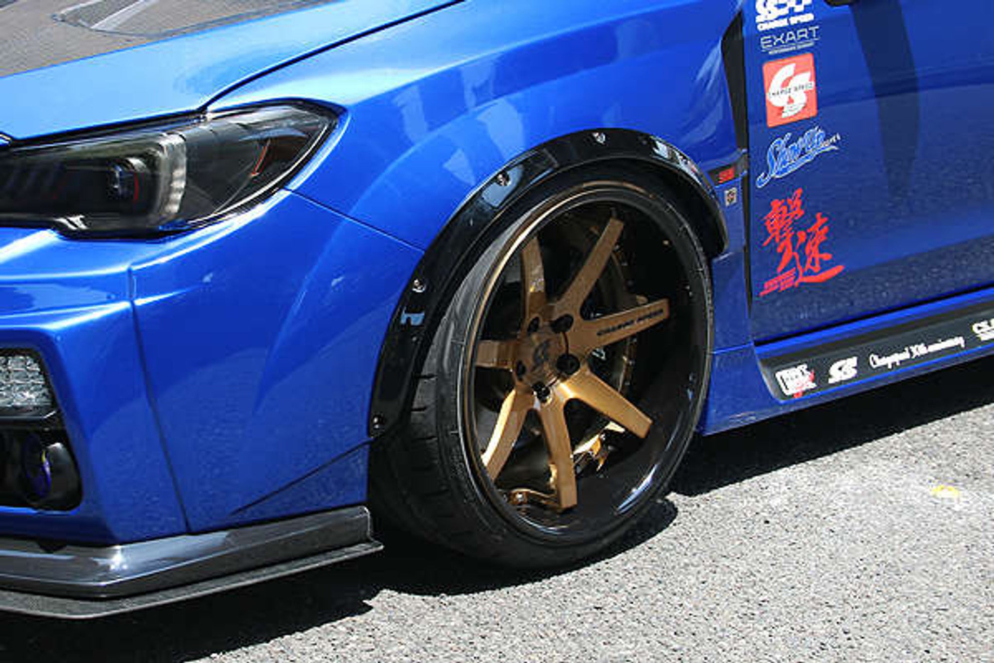 Charge Speed 2015-2021 Subaru WRX/ STi VA S4 FRP Complete Bubble Over Front & Rear Fenders Set for Charge Speed "Wide Body"