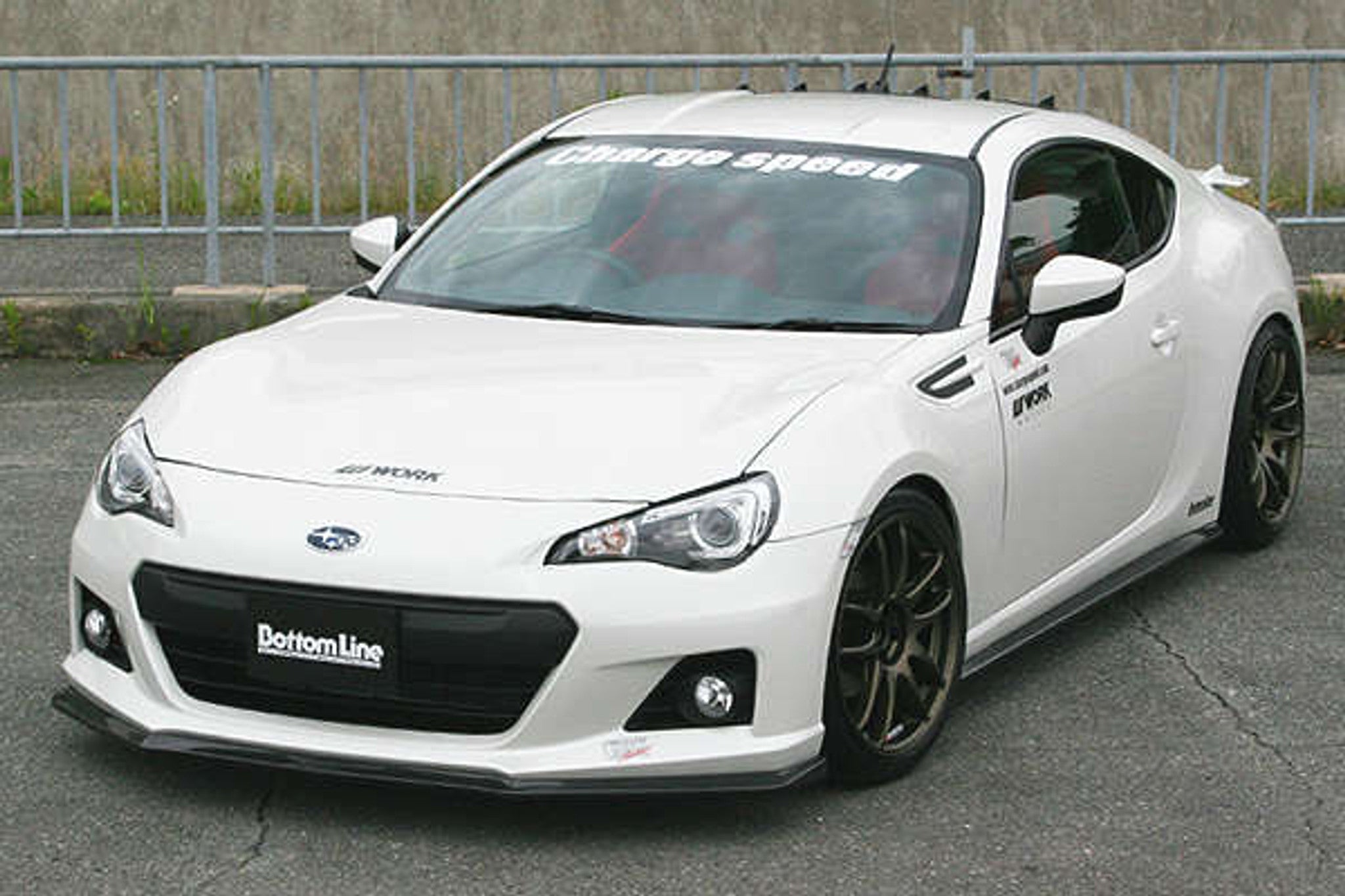 Charge Speed 2013-2020 Subaru BRZ/ Toyota 86/ Scion FRS All Models Bottom Lines Type 1 FRP Side Skirts