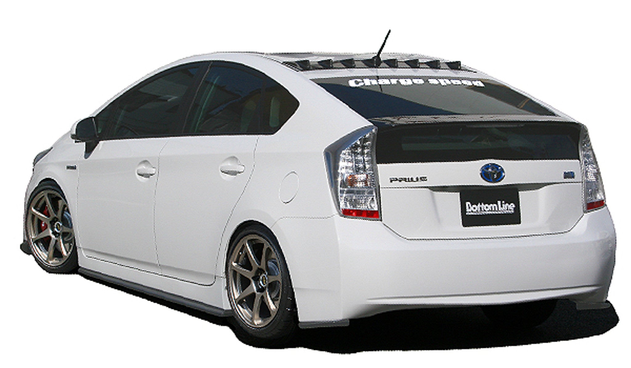 Charge Speed 2010-2011 Toyota Prius Zenki XW30 Bottom Line Full Lip Kit Carbon