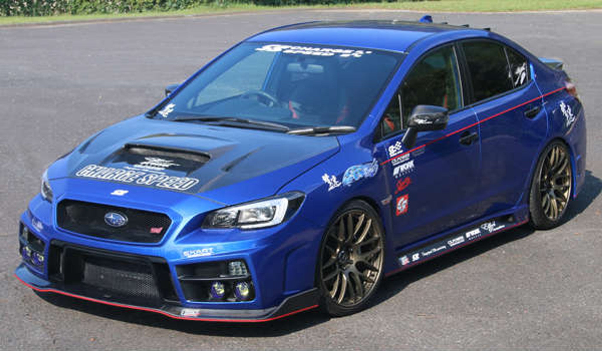 Charge Speed 2015-2021 Subaru WRX/ STi VA S4 Type-1B Front Bumper with CARBON FRONT LIP