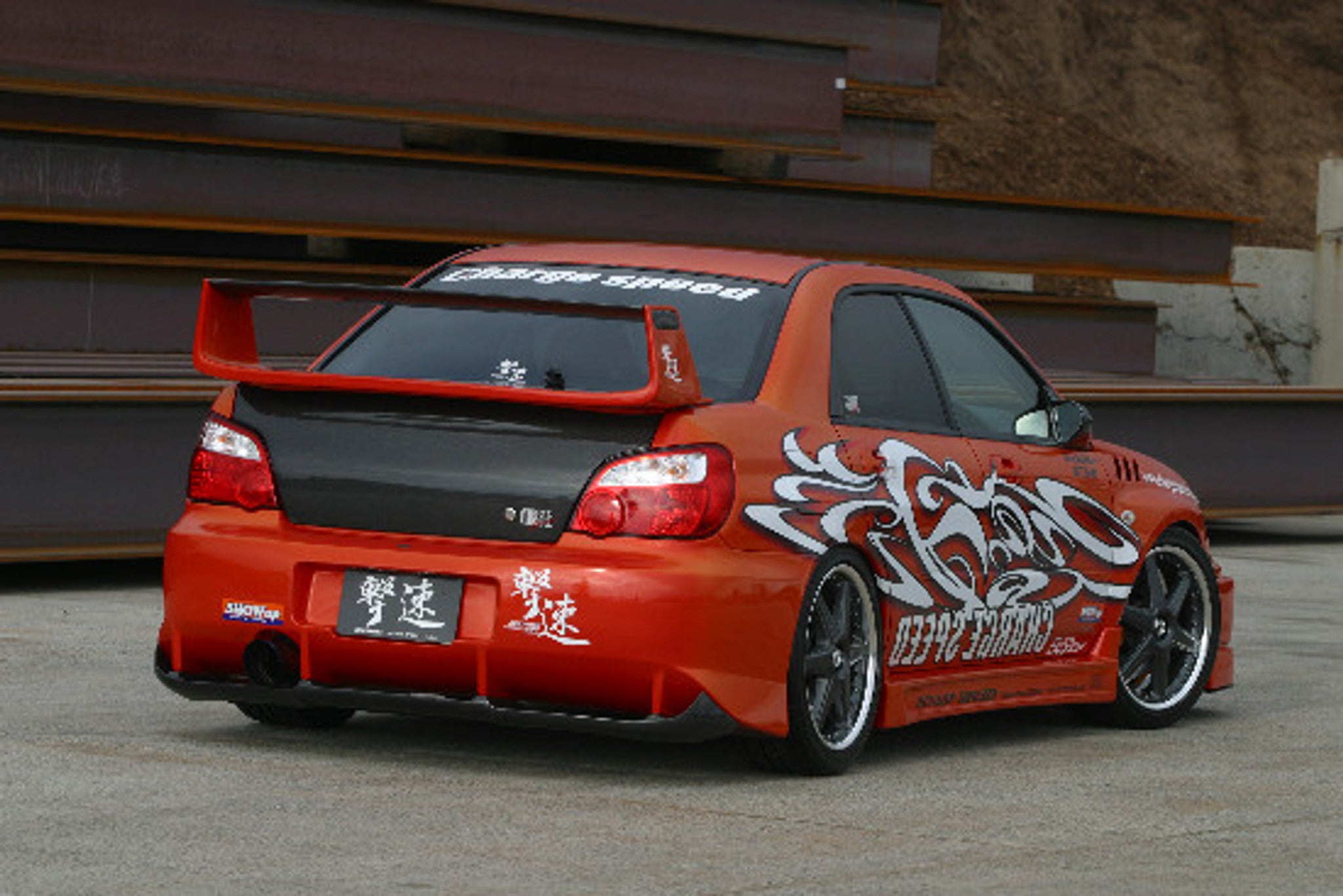 Charge Speed 2004 Subaru Impreza GD-B Peanut Eye Type-2 Full Kit With Straight Carbon Center