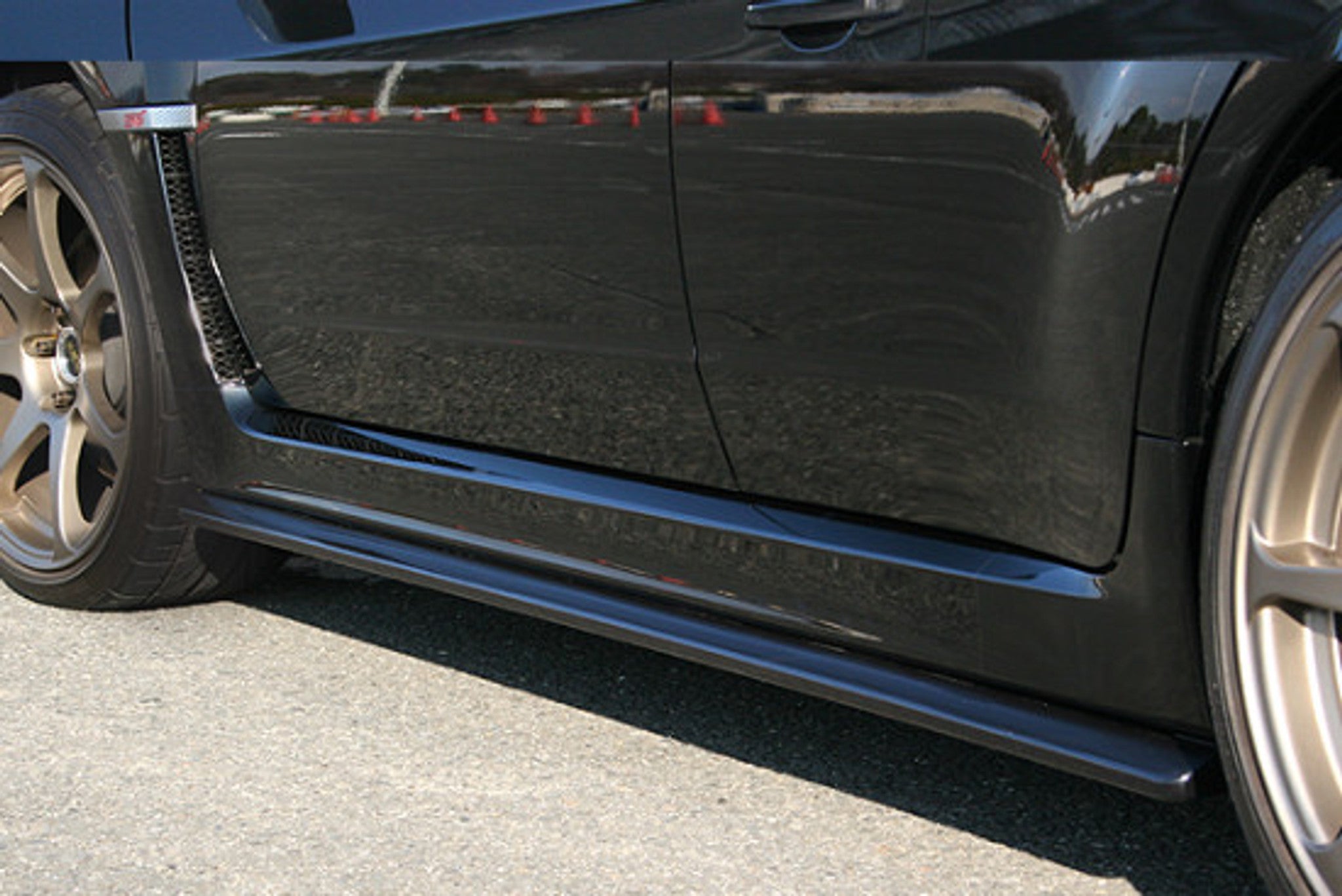 Charge Speed 2011-2014 Subaru WRX STi & Non-STi 4 Doors Sedan GV-B BottomLine Type 1 Carbon Full Lip Kit for STi