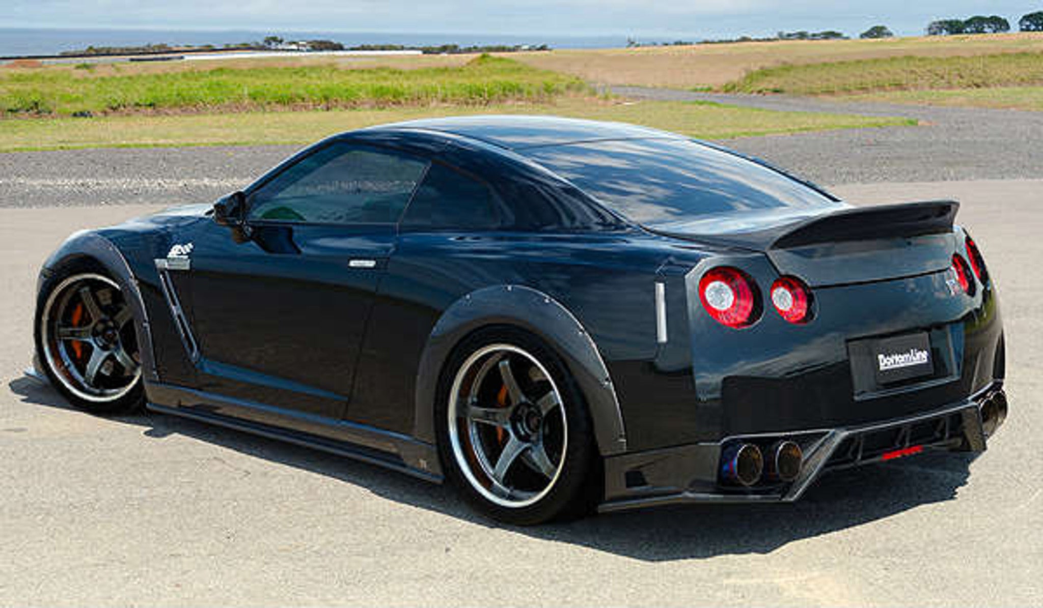 Charge Speed 2012-2016 Nissan GTR R35 Chuki Carbon 15mm Front Over Fenders