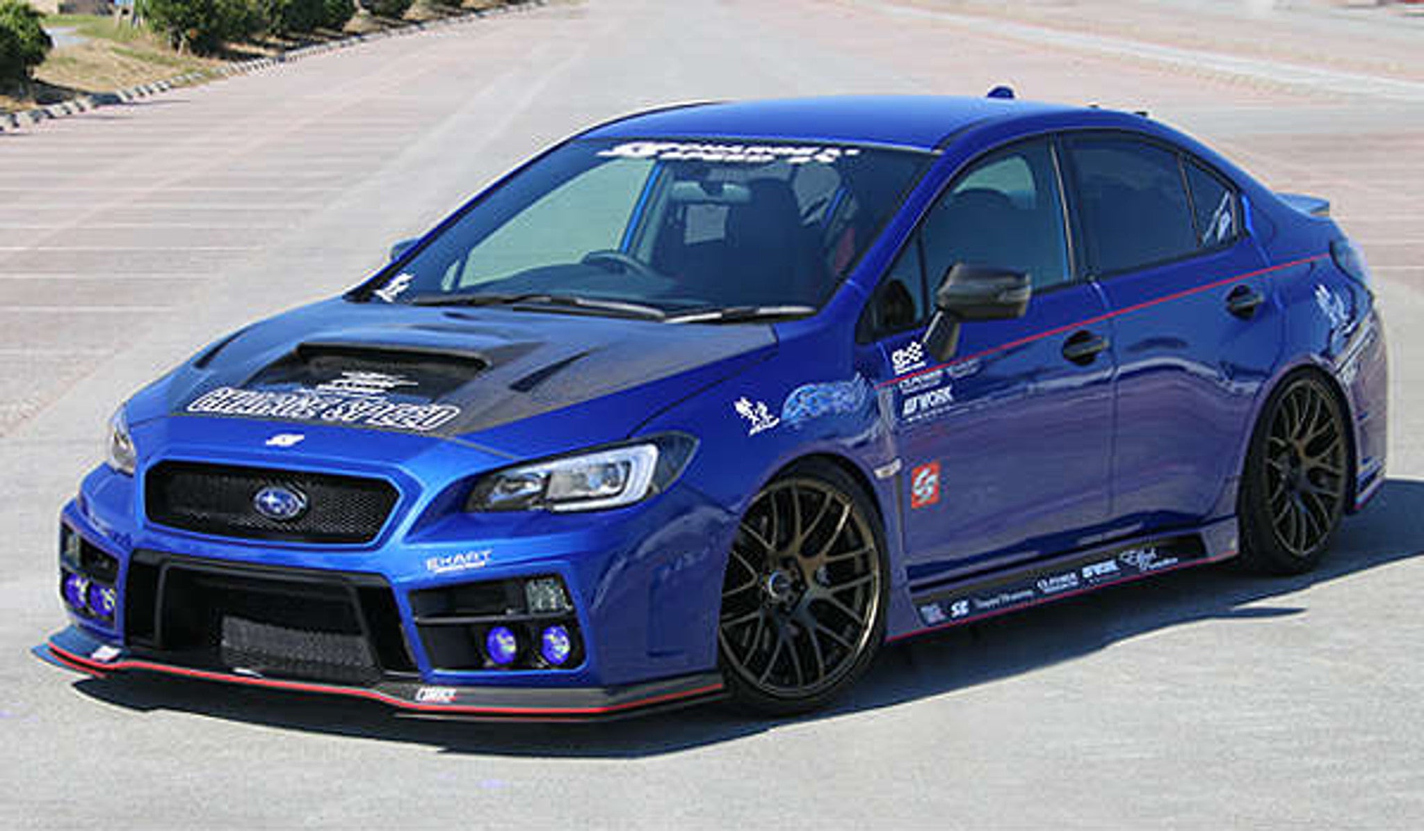 Charge Speed 2015-2021 Subaru WRX/ STi VA S4 Type-1A Front Bumper with FRP FRONT LIP