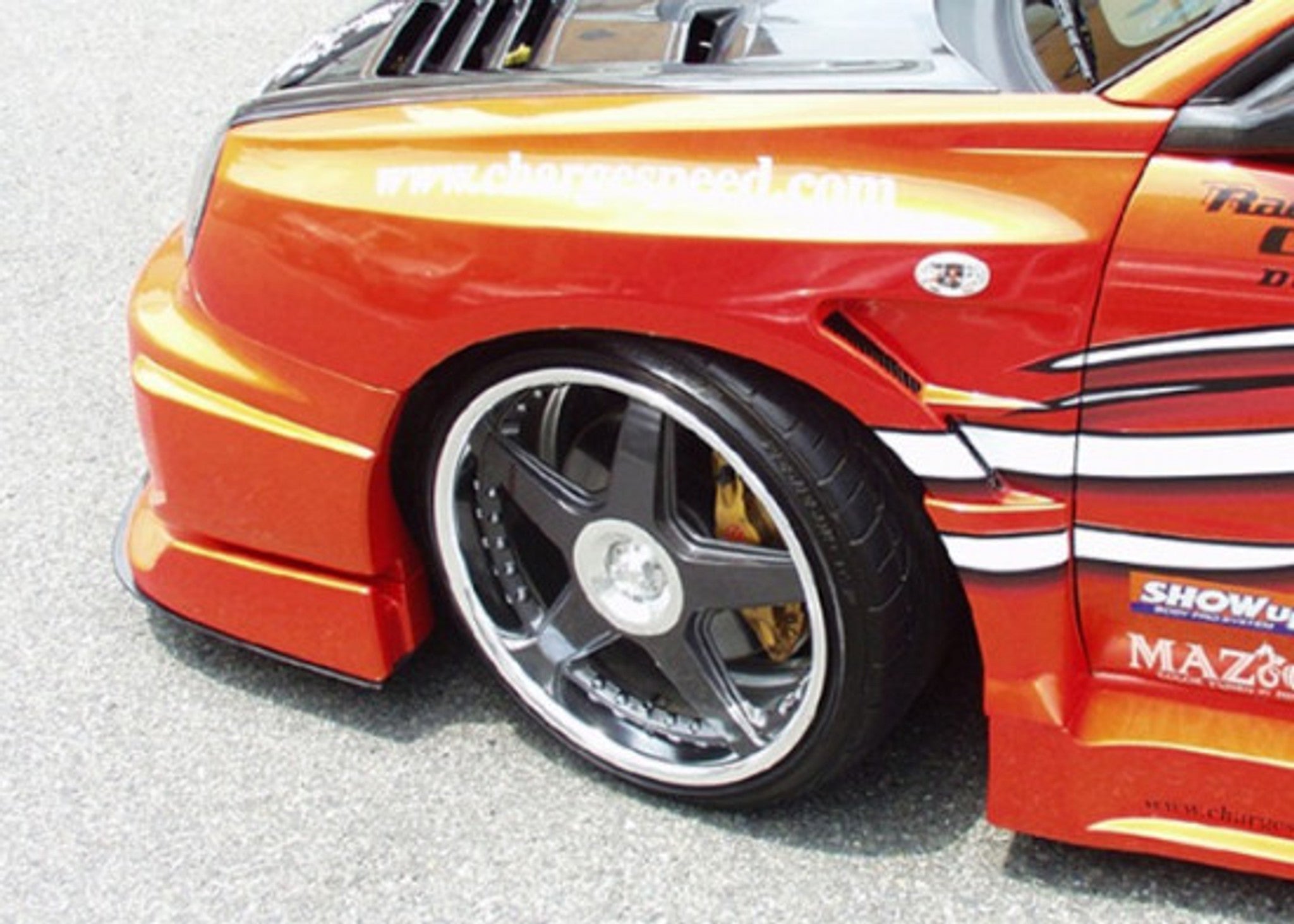 Charge Speed 2002-2003 Subaru Impreza GD-A Round Eye Type-2 Super GT Wide Body Full Kit