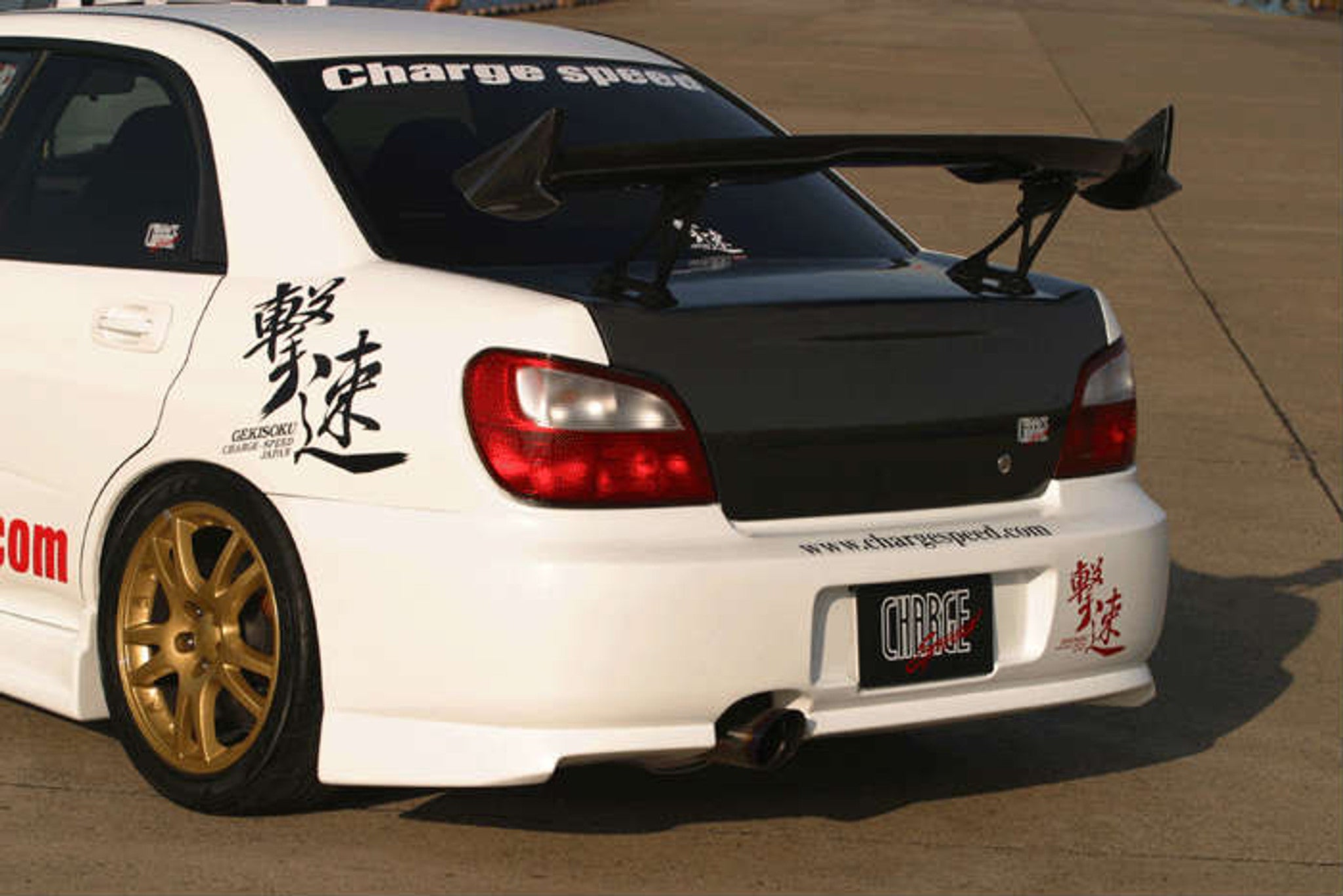 Charge Speed 2005 Subaru Impreza GD-B Peanut Eye Type-1 Full Bumper Kit with Over Fender Caps