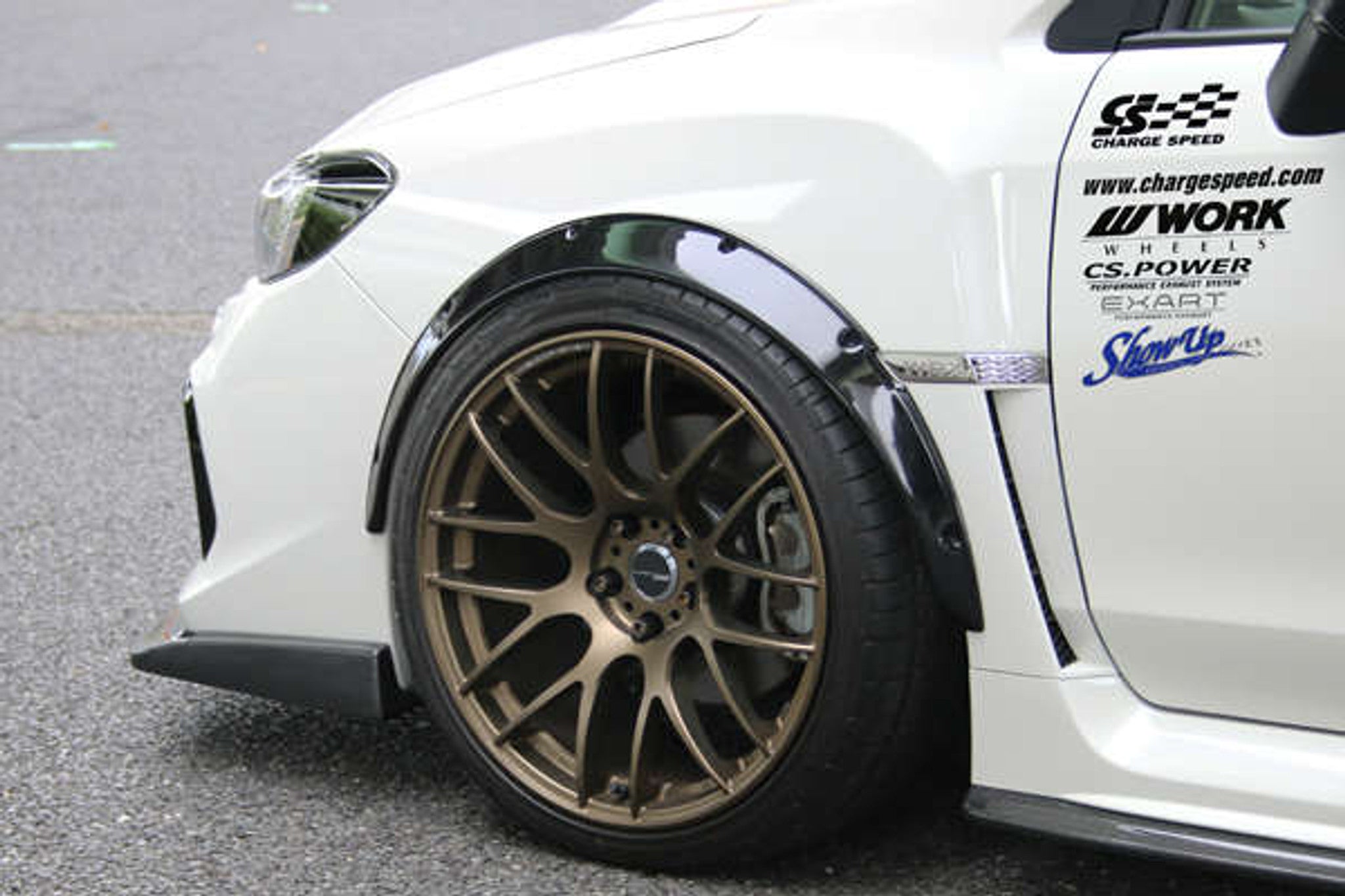 Charge Speed 2015-2021 Subaru WRX/ STi VA S4 Sedan "Normal Body" 50mm Each Side Carbon Bubble Over Fender Set