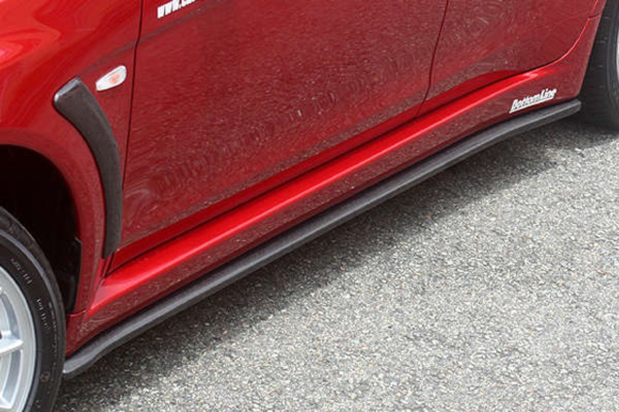 Charge Speed 2008-2010 Mitsubishi Lancer Evo X Bottom Line Type-1 Side Skirts FRP