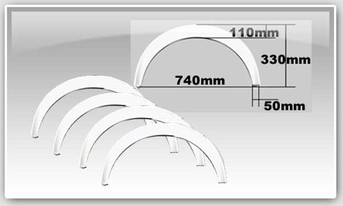 Advan Designs Universal Carbon Bubble Over Fenders