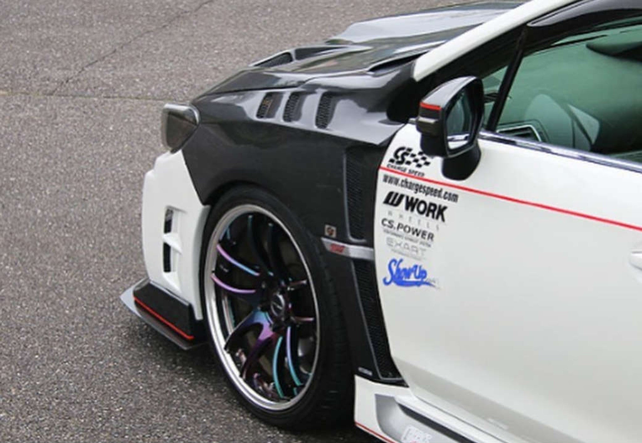 Charge Speed 2015-2021 Subaru WRX/ STi VA S4 Factory Spec Carbon Front Fenders with Vents