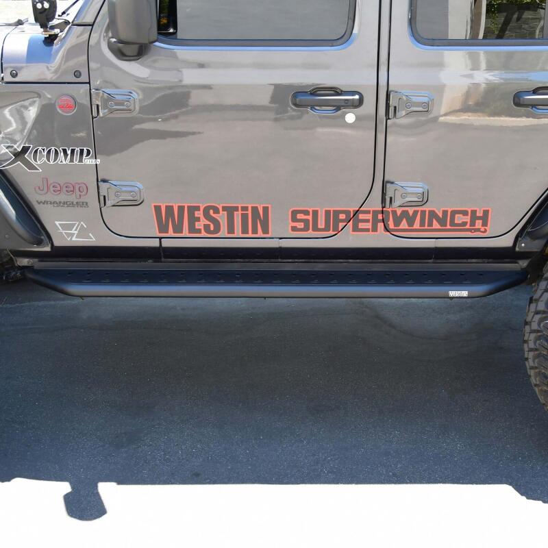 Westin 18-24 Jeep Wrangler (JL) Unlimited 4DR Outlaw Running Board - Textured Black