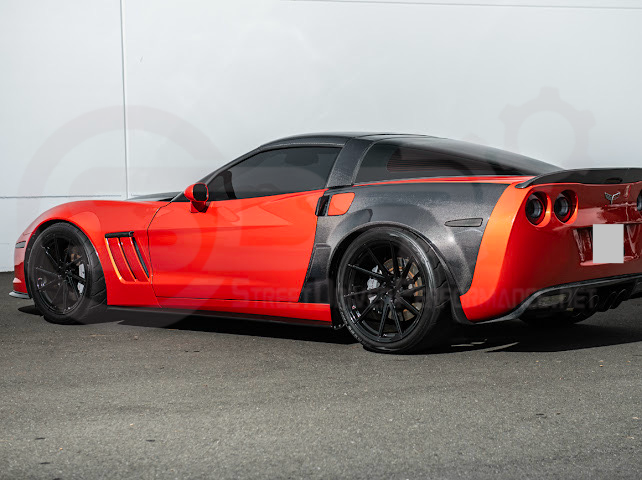 2005-2013 C6 Corvette - Carbon Fiber B-Pillar / Halo Cover