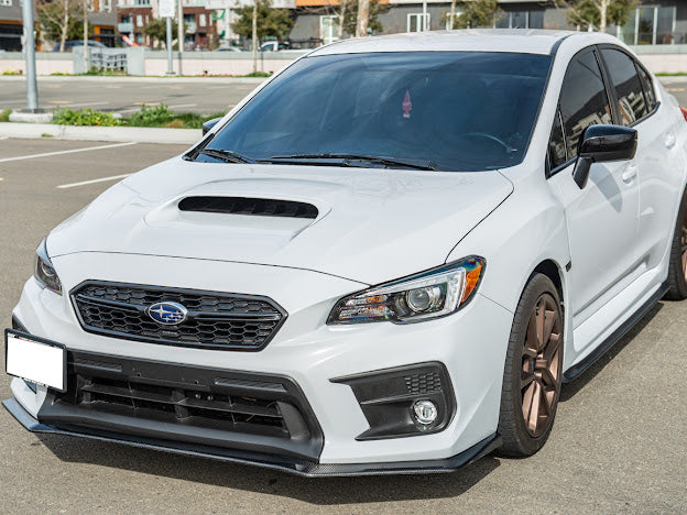 2018-2021 SUBARU WRX / STI | HT STYLE CARBON FIBER FRONT SPLITTER LIP GROUND EFFECT