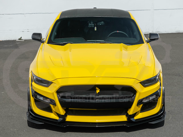 2015-2023 FORD MUSTANG W/ SIGNAL LIGHT | CARBON FIBER SIDE MIRROR CAP COVER PAIR