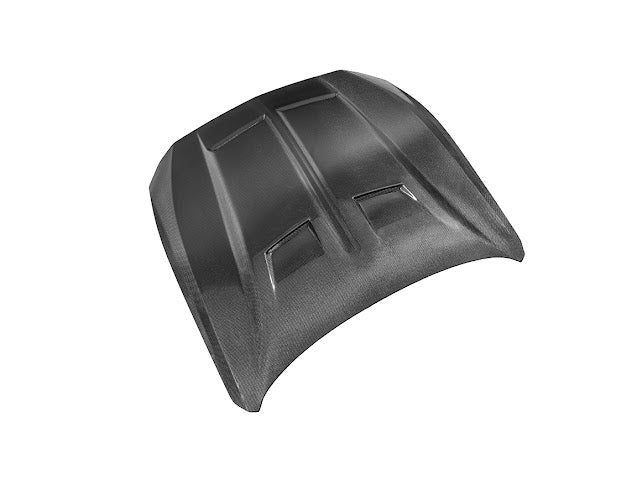 2024-UP FORD MUSTANG S650 | S550 SUPER SNAKE STYLE CARBON FIBER FRONT VENTED HOOD