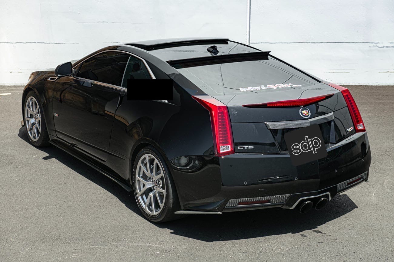 2009-2015 Cadillac CTS Base and CTS-V V2 Coupe CARBON FIBER Roof Spoiler