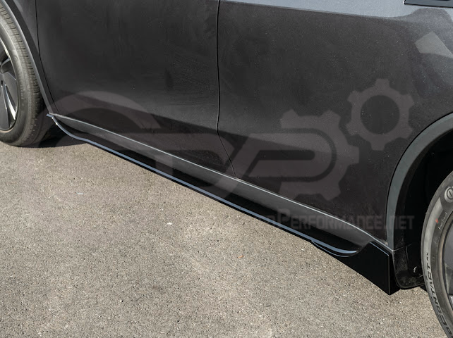 2025-UP TESLA MODEL Y | SDP TRACK STYLE SIDE SKIRTS ROCKER PANEL GROUND EFFECTS PAIR