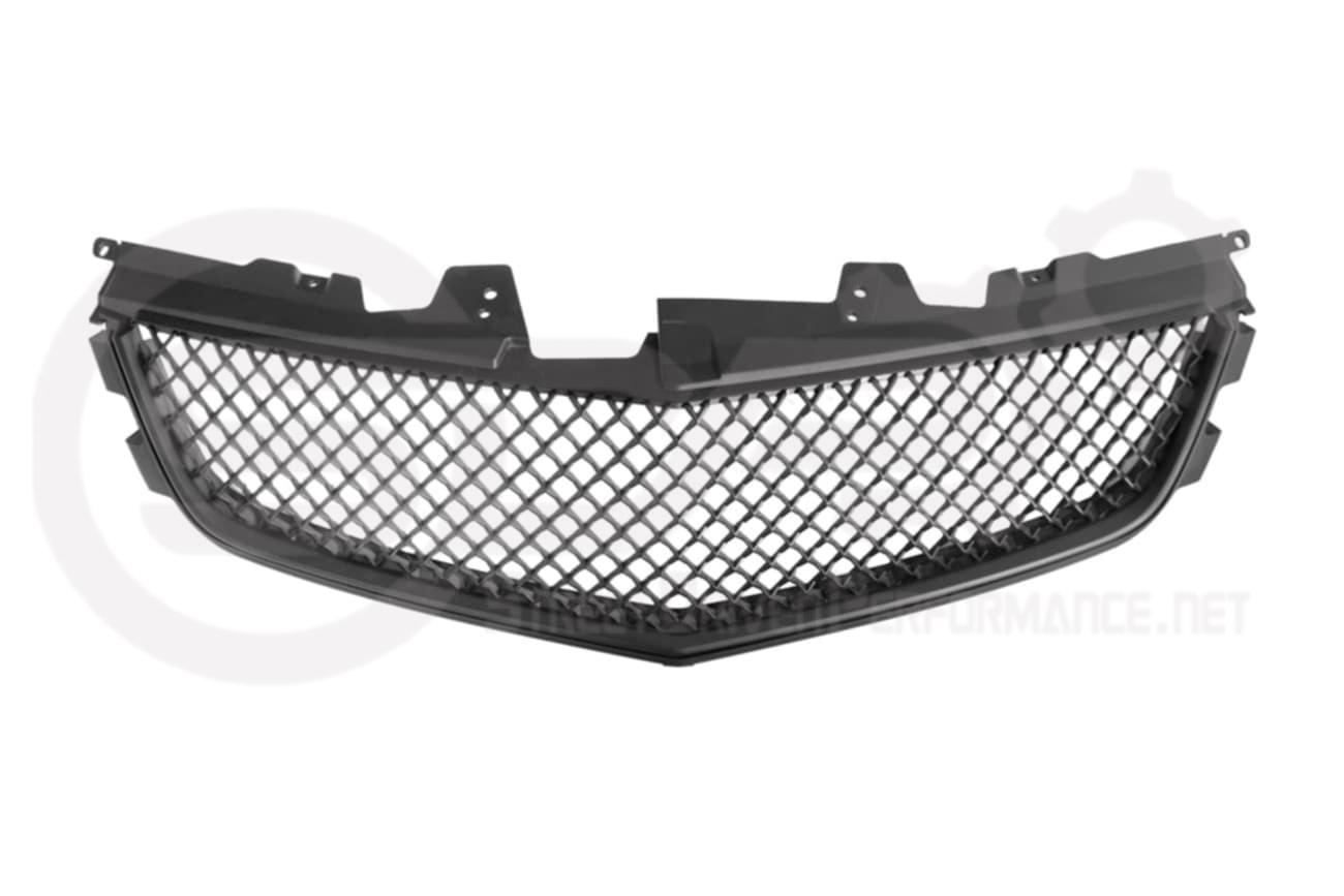 2009-2015 CTS-V V2 -  Black front grilles set (blank no emblem)