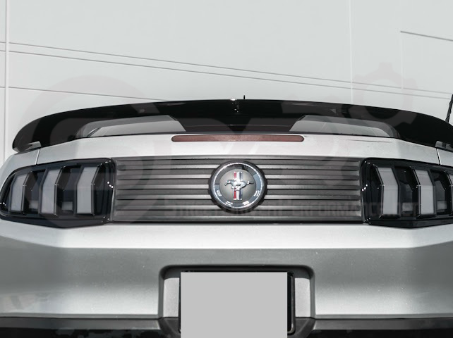 2010-2014 Ford Mustang S550 | GT500 Style GLOSSY BLACK Rear Trunk Lid Wing Spoiler