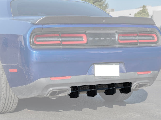 2015-UP DODGE CHALLENGER SRT *ADD-ON* REAR DIFFUSER