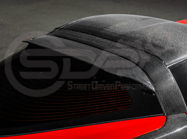 2005-2013 CHEVROLET CORVETTE C6 | SDP PERFORMANCE CARBON FIBER REAR ROOF WING LID SPOILER