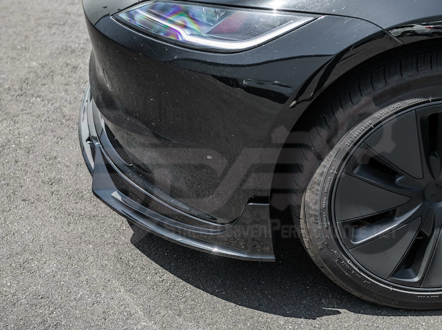 2024-UP TESLA MODEL 3 TRACK STYLE FRONT LIP SPLITTER GROUND EFFECTS