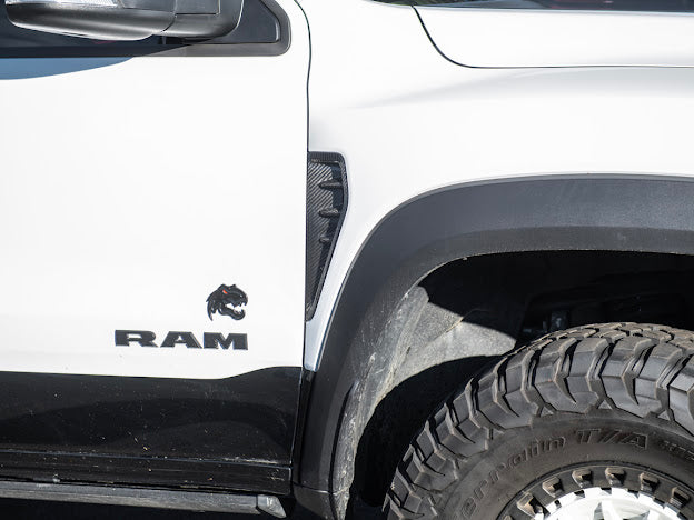 2019-UP RAM 1500 TRX CARBON FIBER SIDE DOOR FENDER VENT TRIM