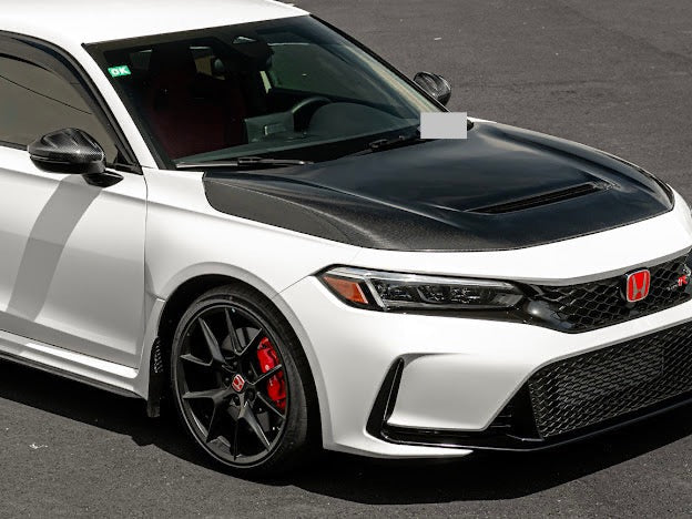 2023-Up Honda Civic FL5 Type-R | JDM Factory Style CARBON FIBER Front Vented Hood