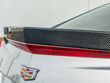 2016 - 2019 Cadillac ATS-V Sedan Carbon Fiber SDP Style Rear Trunk Lid Spoiler