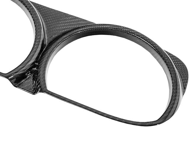 2015-2023 DODGE CHALLENGER | FACTORY STYLE CARBON FIBER HEADLIGHT TRIM COVER W/ FRONT GRILLE INSERT