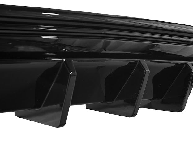 2016-Up Camaro |  Performance Track Style MATTE BLACK Rear Quad Exit Diffuser