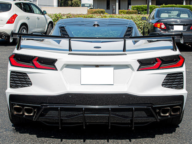 2020+ CORVETTE C8 Z51 REAR LOWER DIFFUSER FINS *ADD-ON*