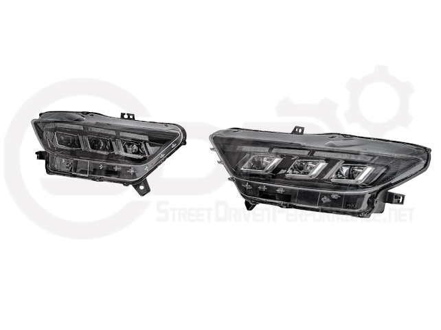 2015-2017 Ford Mustang S550 | S650 Style LED DRL Sequential Signal Projector Headlights Pair