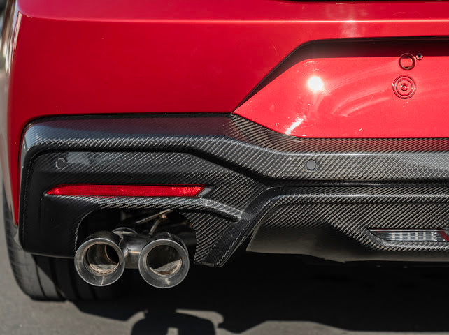 2024-Up Ford Mustang S650 | GT Style CARBON FIBER Rear Bumper Diffuser