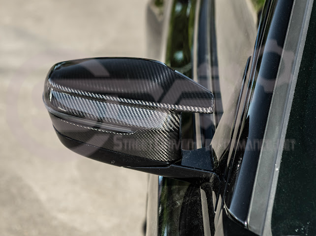 2021-UP BMW G87 M2 G80 M3 G82 M4 | FACTORY STYLE DRY CARBON FIBER MIRROR CAP REPLACEMENT PAIR