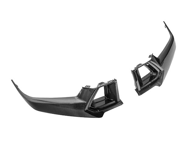2024-Up Ford Mustang S650 Dark Horse | CARBON FIBER Front Upper Grille Insert Trim Pair