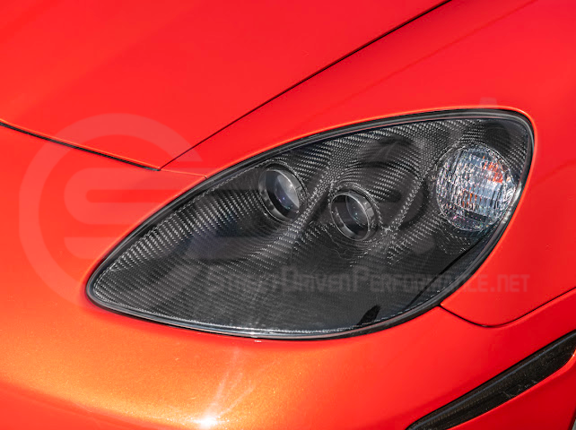 2005-2013 CHEVROLET CORVETTE C6 | FACTORY OEM STYLE CARBON FIBER  HEADLIGHTS HOUSING REPLACEMENT