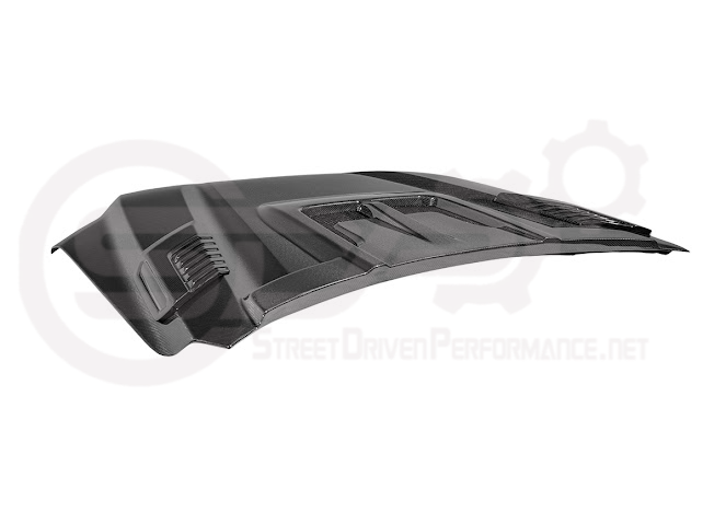 2022-UP TOYOTA TUNDRA | SDP CARBON FIBER FRONT VENTED HOOD WITH SIDE VENTS