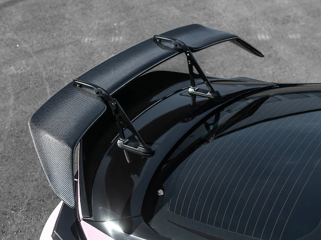 2022-Up Toyota GR86 & Subaru BRZ | Performance Swan Neck Style Carbon Fiber Rear High Wing Spoiler
