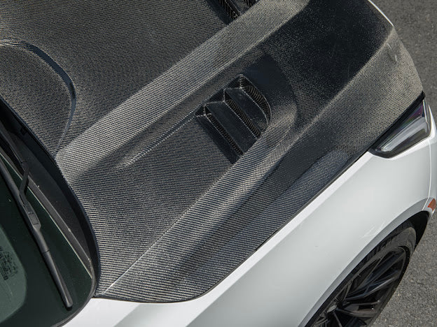 2020-Up Cadillac CT5 / CT5-V / CT5-V BLACKWING| SDP Performance Style CARBON FIBER Front Vented Hood