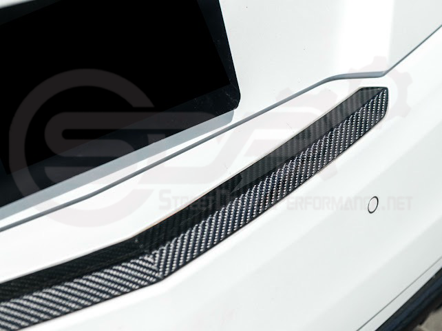 2015-2019 CADILLAC ATS / ATS-V COUPE | FACTORY STYLE CARBON FIBER REAR TRUNK DECKLID APPLIQUÉ INSERT TRIM REPLACEMENT