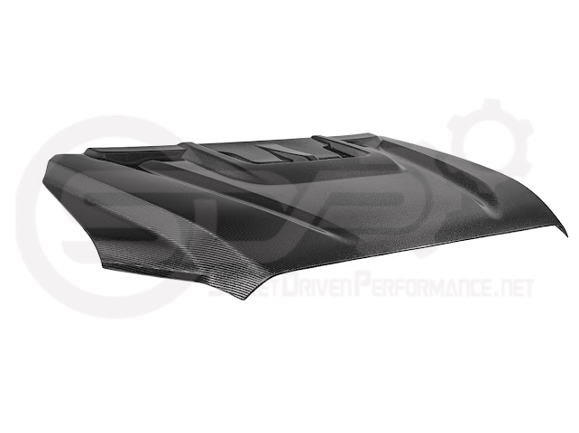 2022-UP TOYOTA TUNDRA | SDP CARBON FIBER FRONT VENTED HOOD WITH SIDE VENTS
