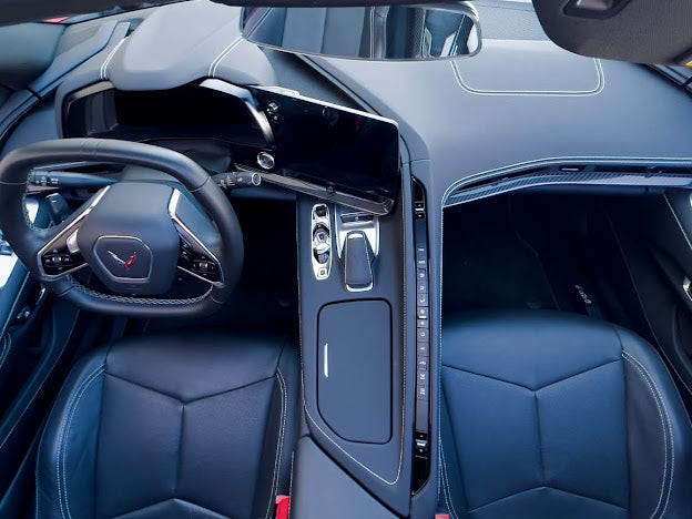2020+ CHEVROLET CORVETTE C8 CARBON FIBER INTERIOR OVERLAY DASH TRIM